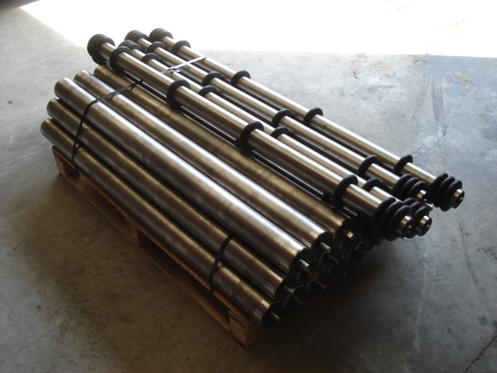 Inox transportrollen